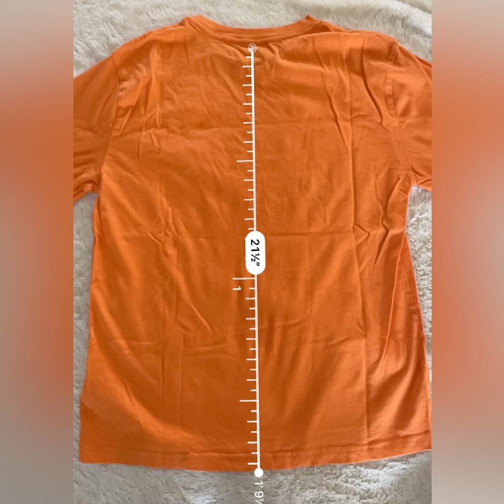 Polo Ralph Lauren -Boys Signature Pony T-shirt , size: Medium (10-12) , Orange - Picture 6 of 6